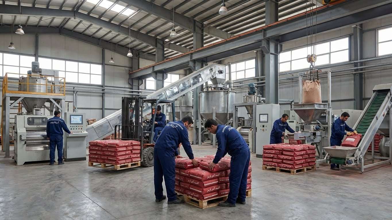 کارخانه تولید اکسید آهن قرمز